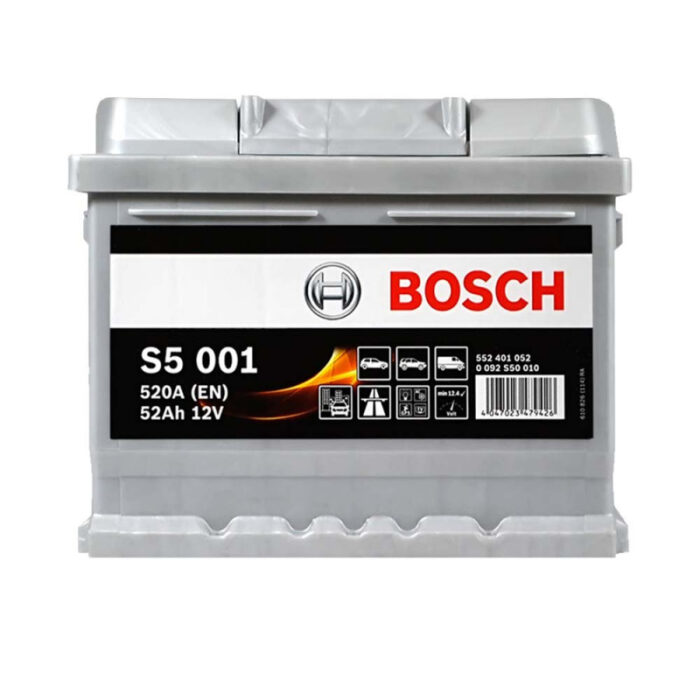 Аккумулятор BOSCH S50 010 (LB1) 52Ah 520A R+ — изображение 3