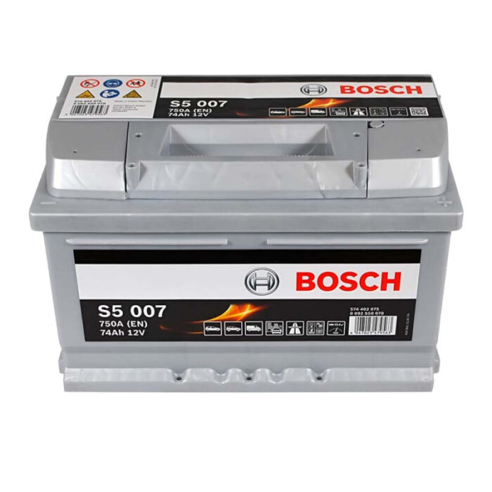 Аккумулятор BOSCH S50 070 (LB3) 74Ah 750A R+ — изображение 2