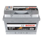 Аккумулятор BOSCH S50 080 77Ah 780A R+ вид сверху