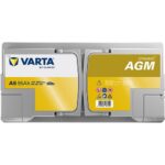 Аккумулятор Varta Dynamic AGM 12В 95Ач 850А (EN) R+ вид сверху