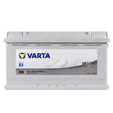 Аккумулятор Varta Silver Dynamic (H3) 100Ah 830A R+ (L5) вид спереди