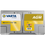 Аккумулятор Varta Dynamic AGM 80Ah 800A R+ (A6F21) вид сверху