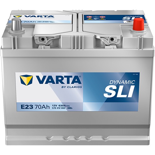 Аккумулятор Varta SLI Dynamic Asia (E23) 70Ah 630A R+ (D26) Аккумулятор Varta SLI Dynamic Asia (E23) 70Ah 630A R+ (D26)