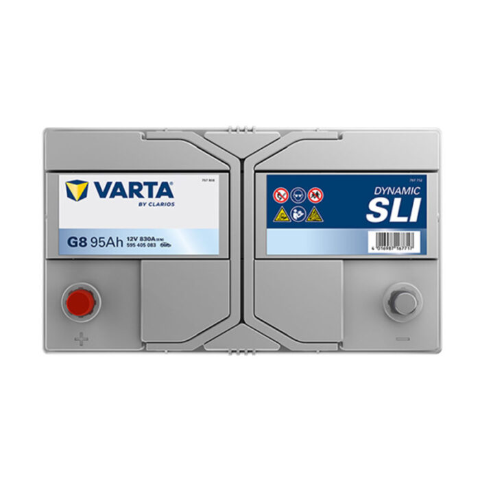Аккумулятор Varta SLI Dynamic Asia (G8) 95Aз 830A L+ (D31) вид сверху